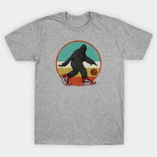 bigfoot plays basketball T-Shirt